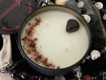 Load image into Gallery viewer, Morrigu ~ Morrigan Ritual Candle ~ Phantom Queen ~ Raven Mother ~ Shapeshifter ~ Trickster ~ Seductress ~ Dark Goddess ~ Dark Mother ~