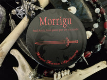 Load image into Gallery viewer, Morrigu ~ Morrigan Ritual Candle ~ Phantom Queen ~ Raven Mother ~ Shapeshifter ~ Trickster ~ Seductress ~ Dark Goddess ~ Dark Mother ~