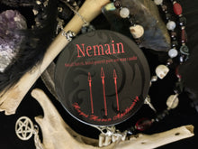 Load image into Gallery viewer, Nemain ~ Ritual Candle ~ Battle Fury ~ Venomous ~ Banshee ~ Justice ~ Victory ~ Dark Goddess ~ Goddess of Battle ~ Chaos ~ Demon of the Air