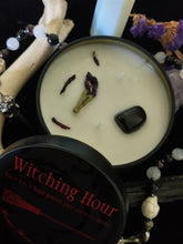 Load image into Gallery viewer, Witching Hour ~ Ritual Candle ~ Sabbat ~ Esbat ~ Underworld ~ Samhain ~