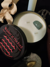 Load image into Gallery viewer, Washer at the Ford ~ Ritual Candle ~ Banshee ~ Bean Sidhe ~ Bean Nighe ~ Faery Woman ~ Morrigan ~ Phantom Queen ~ Dark Goddess ~