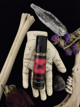 Load image into Gallery viewer, Gypsy ~ Ritual Anointing Oil ~ Self-Expression ~ Breaking Barriers ~ Creativity ~ Personal Truth ~ Free Spirit ~  Wanderlust ~ Traveler ~ Wild Heart