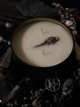 Load image into Gallery viewer, Lady of the Ravens ~ Morrigan Ritual Candle ~ Raven Magick ~ Prophecy ~ Witchcraft