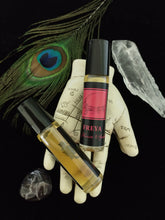 Load image into Gallery viewer, Freya ~ Ritual Anointing Oil ~ Magick ~ Love ~ Lust ~ Seduction ~ Transformation ~ Women's Mysteries ~ Divination ~ Fertility ~ Wisdom ~