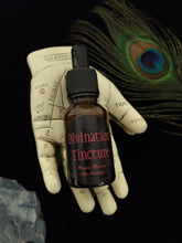 Load image into Gallery viewer, Divination Tincture ~ Tarot ~ Oracle ~ Palmistry ~ Tasseomancy ~ Pyromancy ~ Capnomancy ~ Omens ~
