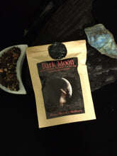 Load image into Gallery viewer, Dark Moon ~ Esbat Tea ~ Setting Intentions ~ Rest ~ Reflection ~ Introspection ~ Dark Goddess Energy ~
