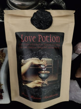 Load image into Gallery viewer, Love Potion Tea ~ Lovers Tea ~ Self-Love ~ Ritual Devotion Tea ~ Lupercalia ~ Love Goddess ~ Herbal Tea ~
