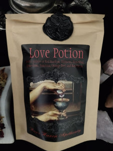 Love Potion Tea ~ Lovers Tea ~ Self-Love ~ Ritual Devotion Tea ~ Lupercalia ~ Love Goddess ~ Herbal Tea ~