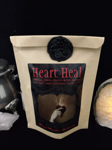 Heart Heal Herbal Tea ~ Coping with Grief & Loss ~ Mourning ~ Depression ~ Rest ~ Restoration ~ Hope ~