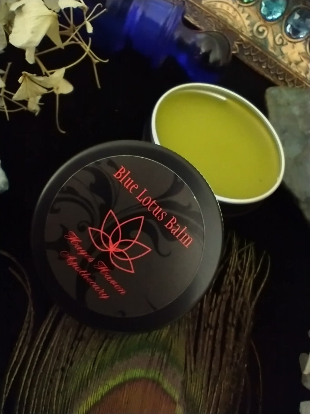 Blue Lotus Balm ~ Meditation Ointment ~ Third Eye ~ Crown Chakra ~ Spiritual Awakening ~ Pineal Gland