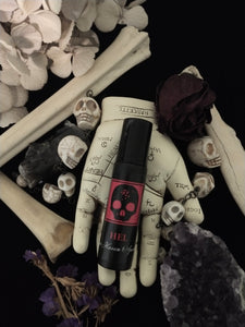 Hel ~ Ritual Anointing Oil ~ Cycles ~ Rebirth ~ Life ~ Death ~ Change ~ Renewal ~ Underworld Journey ~ Light ~ Dark ~ The End ~ The Beginning ~