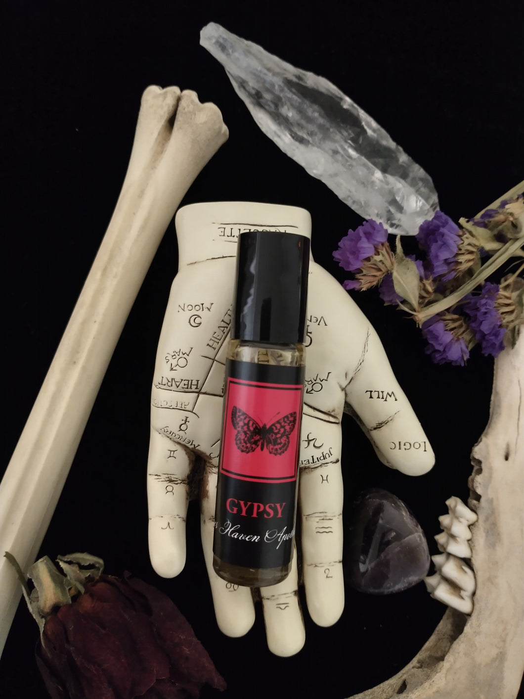 Gypsy ~ Ritual Anointing Oil ~ Self-Expression ~ Breaking Barriers ~ Creativity ~ Personal Truth ~ Free Spirit ~  Wanderlust ~ Traveler ~ Wild Heart