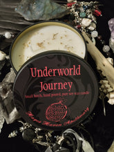 Load image into Gallery viewer, Underworld Journey ~ Descend &amp; Rise  ~ Death &amp; Rebirth ~ Transformation ~ Ritual Candle
