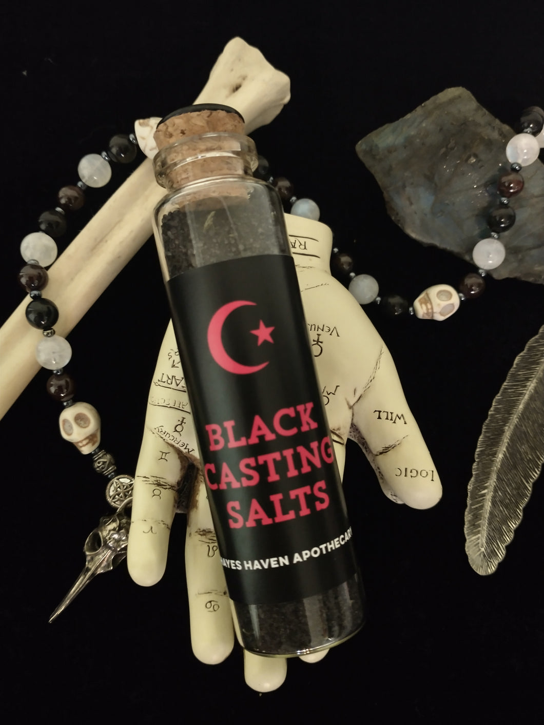 Witch's Black Salts ~ Circle Casting ~ Banish ~ Bind ~ Protection ~