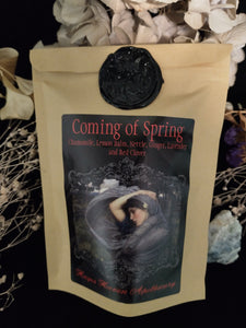 Coming of Spring Tea ~ Primavera ~ Flora ~ Fauna ~ Rejuvenation ~ Awakened Earth ~ Abundance ~ Persephone ~ Floral Maiden ~