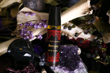 Load image into Gallery viewer, Morrigan ~ Ritual Anointing Oil ~ Raven ~ Phantom Queen ~ Battle Crow ~ Dark Goddess ~ Prophetess ~ Seductress ~ Trickster ~ Sovereignty
