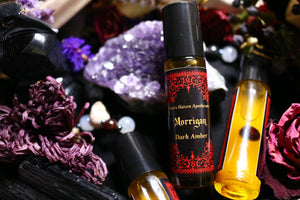 Morrigan ~ Ritual Anointing Oil ~ Raven ~ Phantom Queen ~ Battle Crow ~ Dark Goddess ~ Prophetess ~ Seductress ~ Trickster ~ Sovereignty