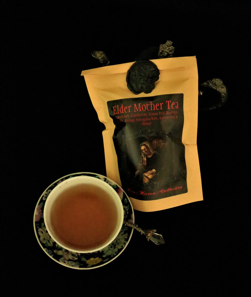 Elder Mother Tea ~ Hylde Moder ~ Restoration ~ Transformation ~ Regeneration ~ Healing ~ Renewal ~Vitality ~ Warming