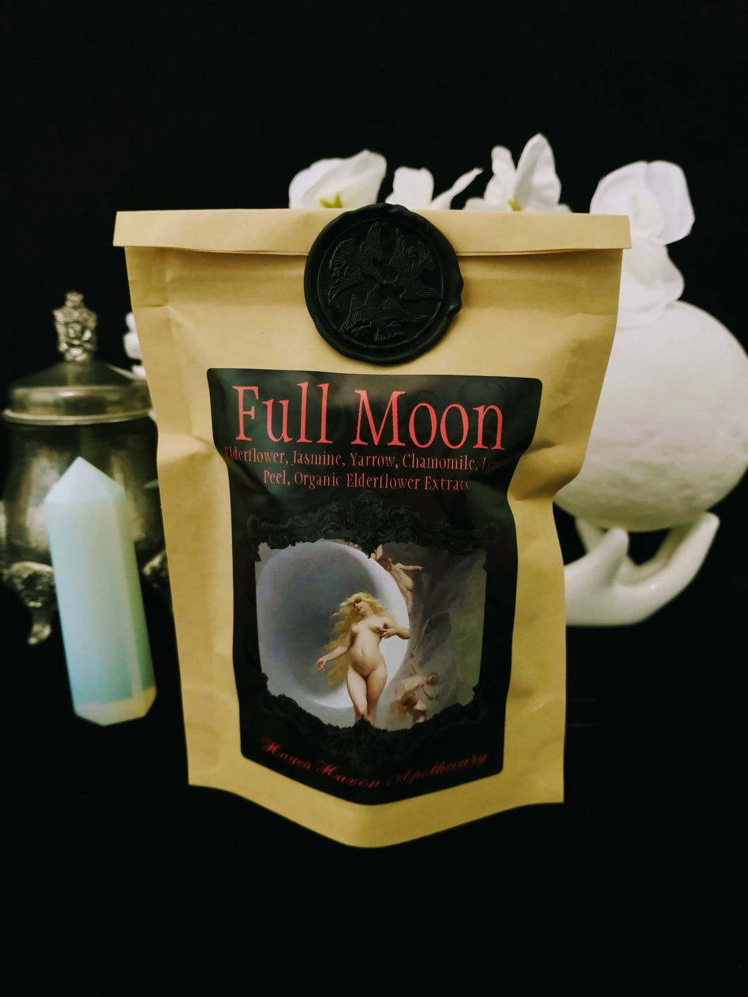 Full Moon ~ Esbat Tea ~ Devotional Tea ~ Moon Goddess ~ La Luna ~ Rituals