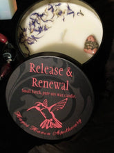 Load image into Gallery viewer, Release &amp; Renewal ~ Ritual Candle ~ Positive Vibes ~ Courage ~ New Beginnings
