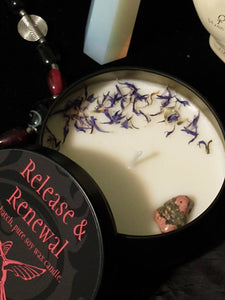 Release & Renewal ~ Ritual Candle ~ Positive Vibes ~ Courage ~ New Beginnings