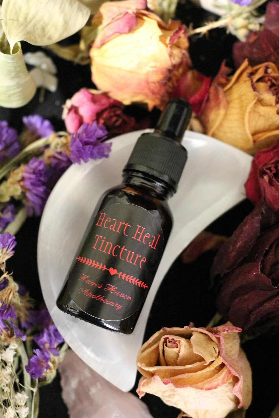 Heart Heal Tincture ~ Coping with Grief & Loss ~ Mourning ~ Depression ~ Rest ~ Restoration ~ Hope ~