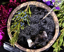 Load image into Gallery viewer, Witch&#39;s Black Salts ~ Circle Casting ~ Banish ~ Bind ~ Protection ~
