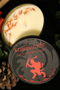 Krampusnacht ~ Krampus Night ~ Gruss vom Krampus ~ Holiday Candle ~ Krampus ~ Yule ~