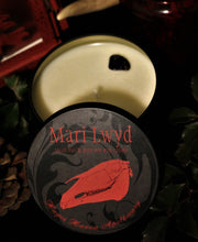 Load image into Gallery viewer, Mari Lwyd Candle~ Yule Horse ~ Hobby Horse ~ Yuletide ~ Wassailing
