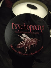 Load image into Gallery viewer, Psychopomp ~ Ritual Candle ~ Travel Between Worlds ~ Veil ~ Messenger ~ Death ~ Honeybee
