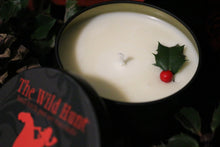 Load image into Gallery viewer, The Wild Hunt ~ Holiday Candle ~ Yule ~ Odin ~ Sleipner ~ Phantoms ~ Heathen ~ Traditional Christmas
